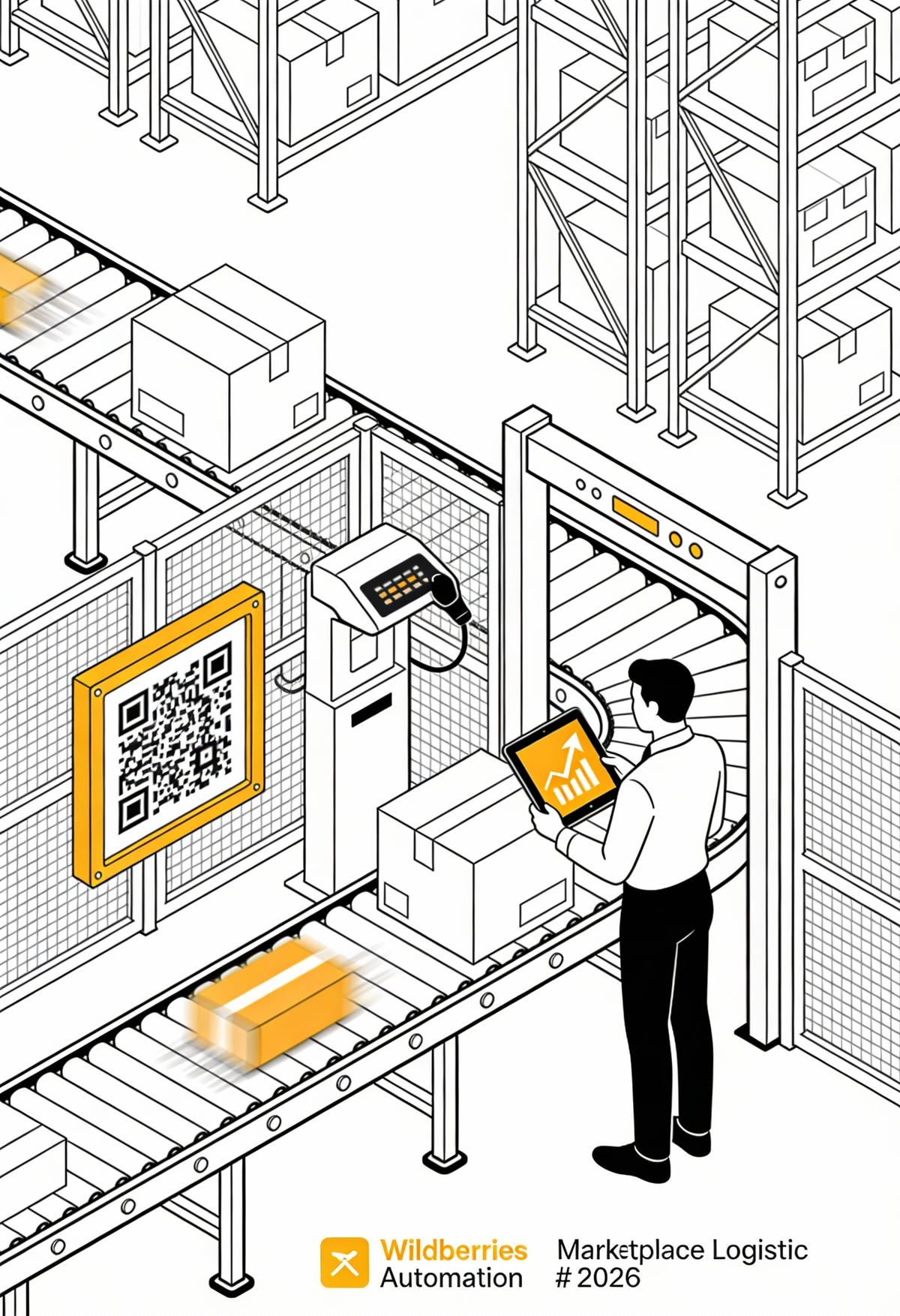 Автоматизация склада Wildberries с QR-приемкой товаров