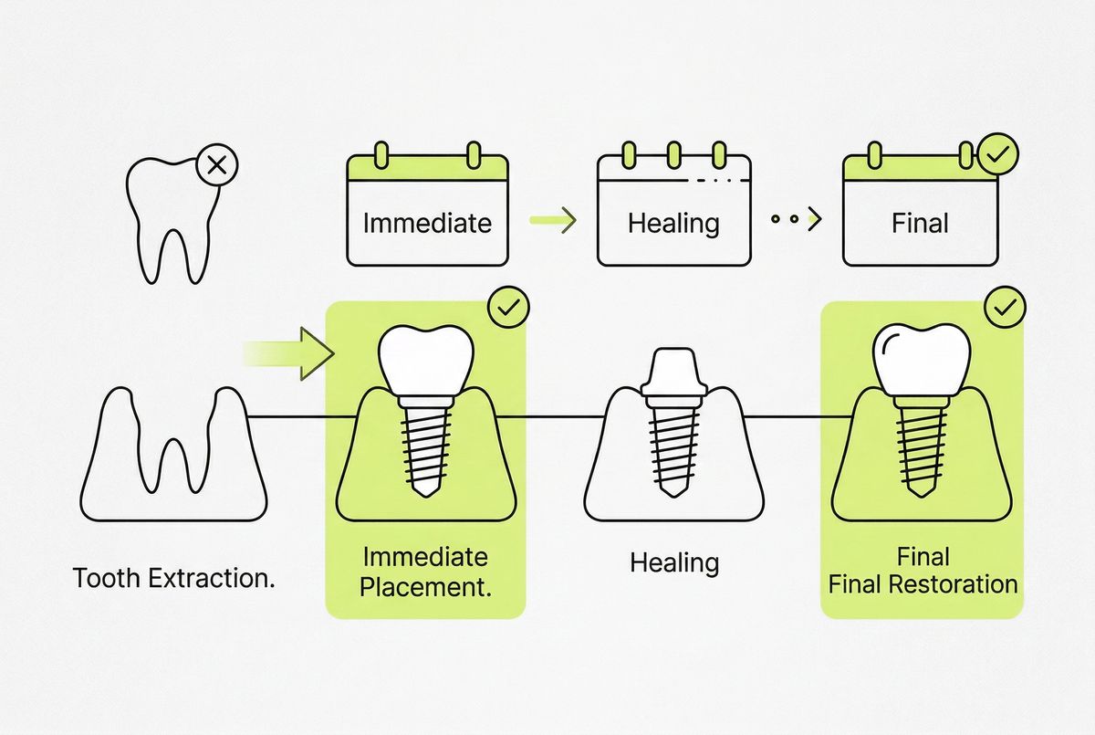 Этапы имплантации зубов после удаления: сроки и схема