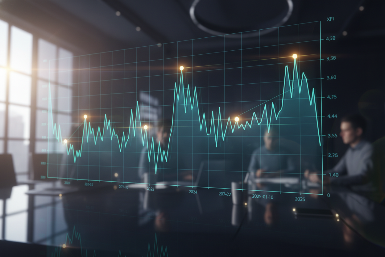 График изменения цены токена CrossFi XFI с 2024 по 2025 год